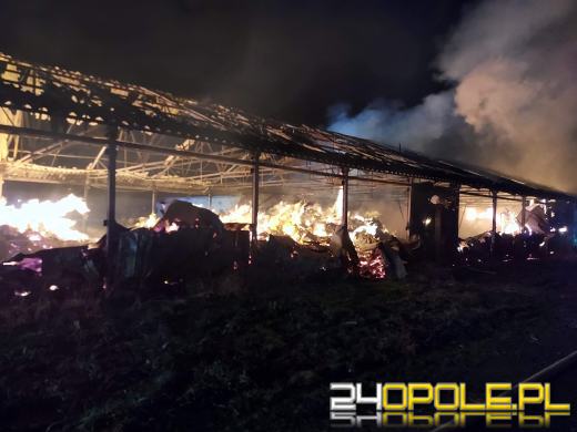 Strażacy nadal walczą z dogaszaniem pożaru na fermie we Włostowej