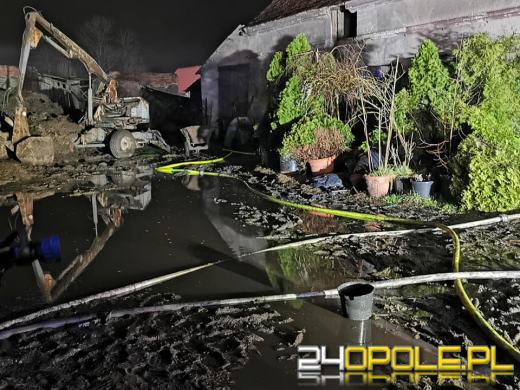 Spłonął dach domu jednorodzinnego w Karczowie