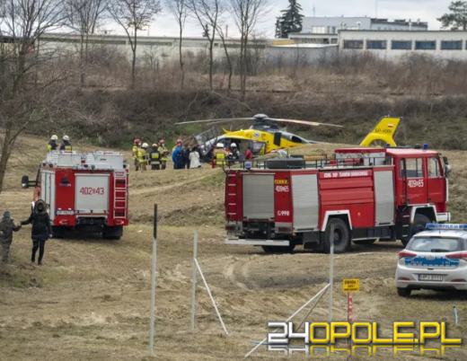 Wypadek na torze motocrossowym w Grodkowie