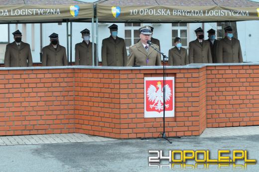 W 10 Brygadzie Logistycznej przysięgali na sztandar