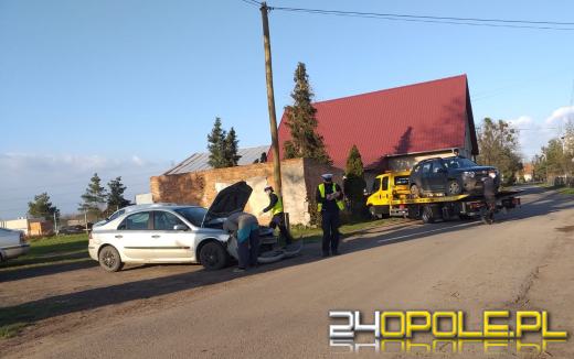 Zderzenie pojazdów w Sarnach Wielkich. Jedna osoba ranna