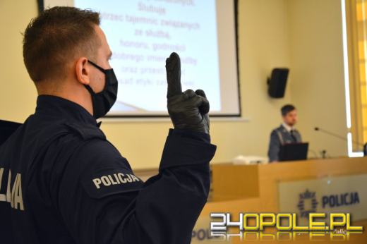 Nowi policjanci ślubowali na sztandar