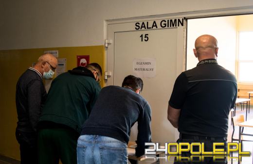 20 skazanych przystąpiło do egzaminu maturalnego w Nysie