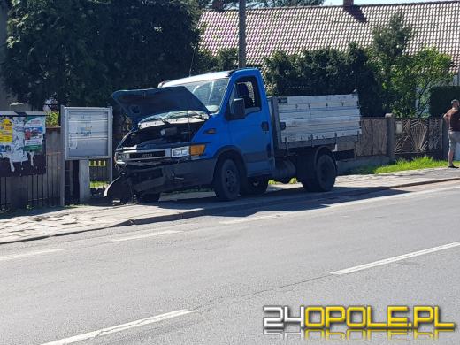 Zderzenie pojazdów na ulicy Strzeleckiej w Opolu