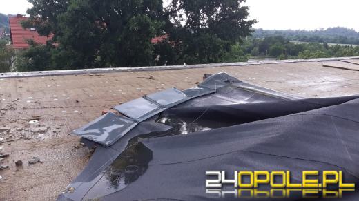 Ponad 50 interwencji strażaków związanych z usuwaniem skutków burz
