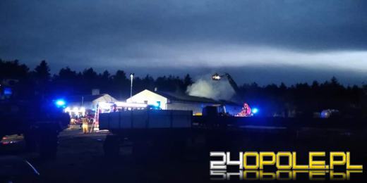 Pożar stodoły w powiecie kędzierzyńsko-kozielskim 