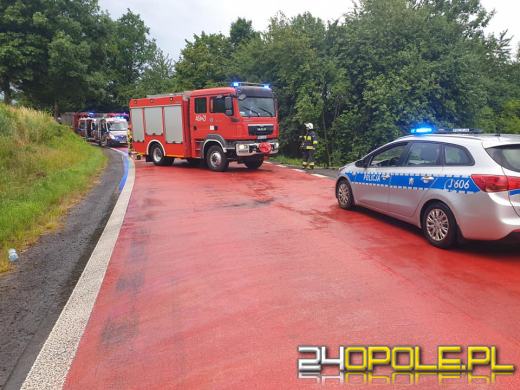 3 kobiety w szpitalu po wypadku drogowym pod Nysą. Sprawca pijany