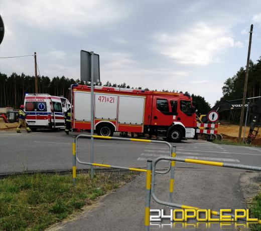 Tragedia na budowie obwodnicy Olesna. Nie żyje robotnik