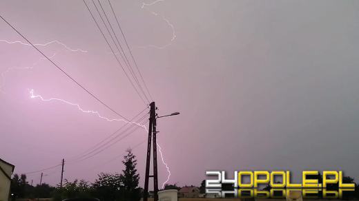 172 interwencje straży związanych z przejściem frontu burzowego