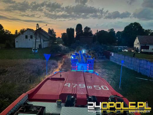 172 interwencje straży związanych z przejściem frontu burzowego