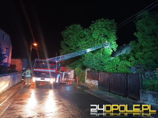 172 interwencje straży związanych z przejściem frontu burzowego