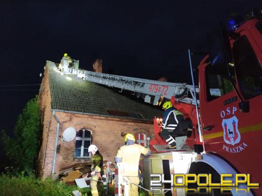 172 interwencje straży związanych z przejściem frontu burzowego