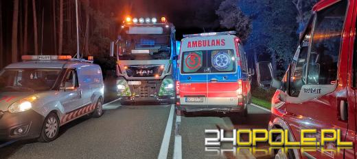 Tragiczny wypadek w powiecie kluczborskim. Kierowca Volkswagena zginął na miejscu