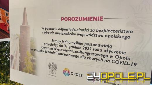 Podpisano porozumienie w sprawie dalszej działalności Szpitala Tymczasowego
