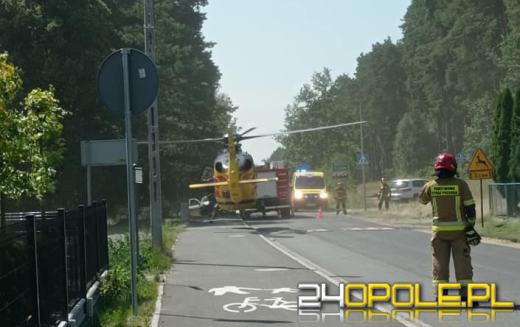 Wypadek na ul. Opolskiej w miejscowości Brynica