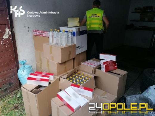 Spirytus, papierosy i tytoń bez polskich znaków akcyzy. Zatrzymano 59-latka