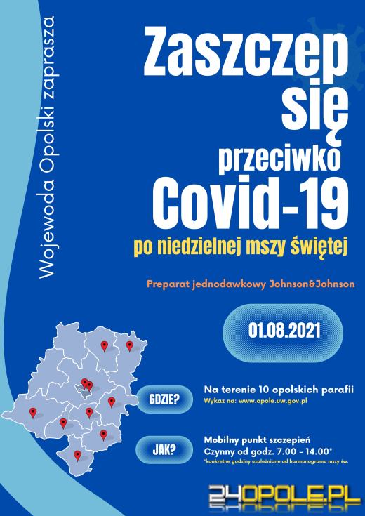 Przy 10 parafiach diecezji opolskiej powstaną mobilne punkty szczepień