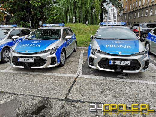 Nowe hybrydowe radiowozy w garnizonie opolskim