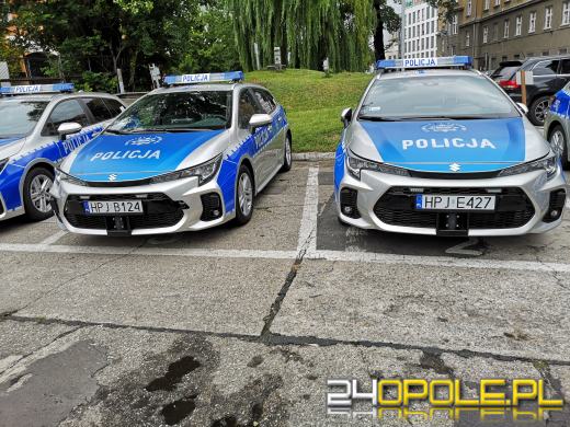 Nowe hybrydowe radiowozy w garnizonie opolskim
