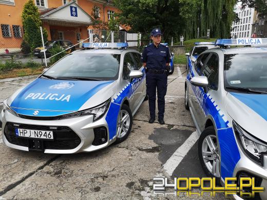 Nowe hybrydowe radiowozy w garnizonie opolskim