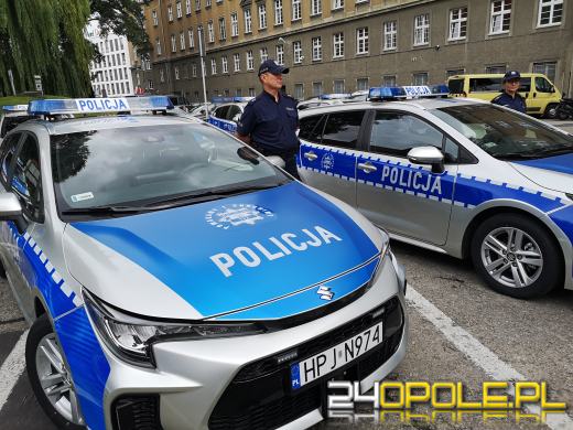 Nowe hybrydowe radiowozy w garnizonie opolskim