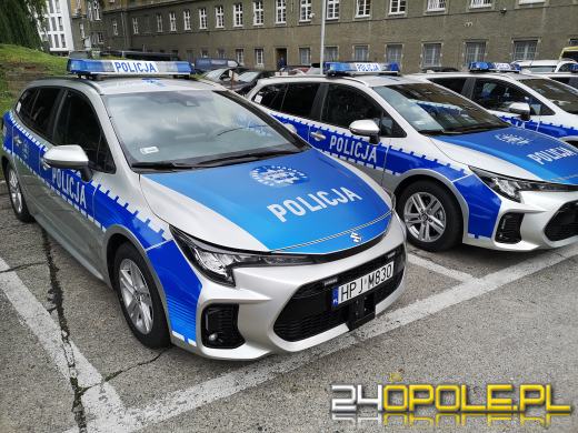 Nowe hybrydowe radiowozy w garnizonie opolskim