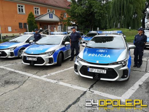 Nowe hybrydowe radiowozy w garnizonie opolskim