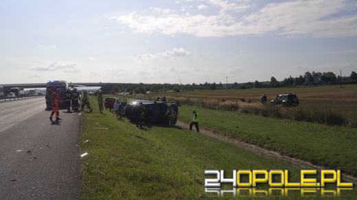Karambol na opolskim odcinku A4. Najechało na siebie kilka pojazdów