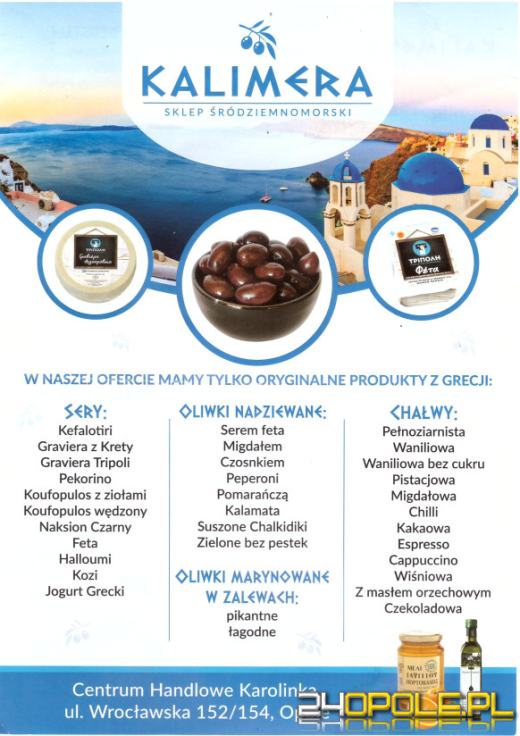 Kalimera - śródziemnomorskie specjały na dzień dobry 