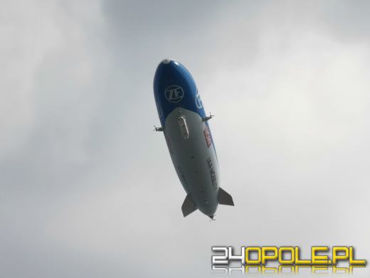Czytelnicy pochwalili się fotkami Zeppelina, który przelatywał nad Opolszczyzną