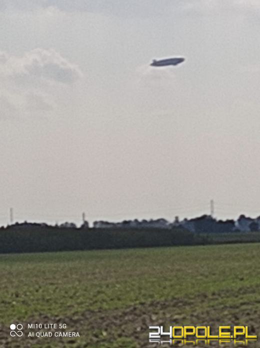 Czytelnicy pochwalili się fotkami Zeppelina, który przelatywał nad Opolszczyzną