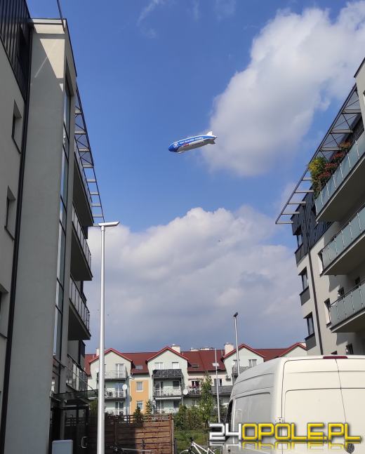 Czytelnicy pochwalili się fotkami Zeppelina, który przelatywał nad Opolszczyzną