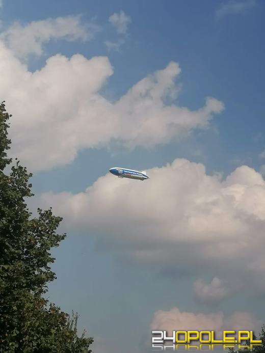 Czytelnicy pochwalili się fotkami Zeppelina, który przelatywał nad Opolszczyzną