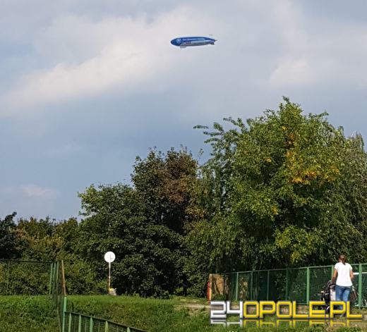 Czytelnicy pochwalili się fotkami Zeppelina, który przelatywał nad Opolszczyzną