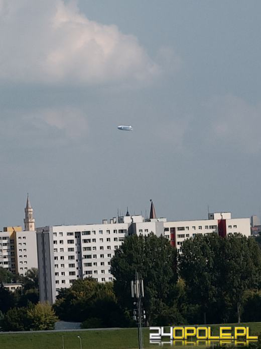 Czytelnicy pochwalili się fotkami Zeppelina, który przelatywał nad Opolszczyzną