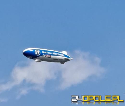 Czytelnicy pochwalili się fotkami Zeppelina, który przelatywał nad Opolszczyzną