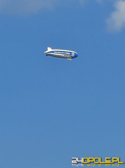 Czytelnicy pochwalili się fotkami Zeppelina, który przelatywał nad Opolszczyzną