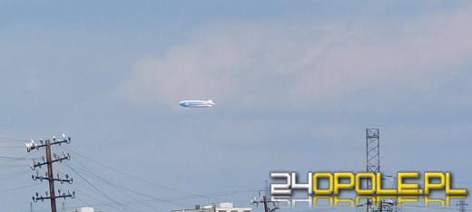 Czytelnicy pochwalili się fotkami Zeppelina, który przelatywał nad Opolszczyzną