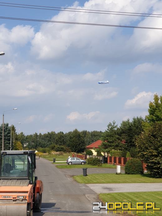 Czytelnicy pochwalili się fotkami Zeppelina, który przelatywał nad Opolszczyzną