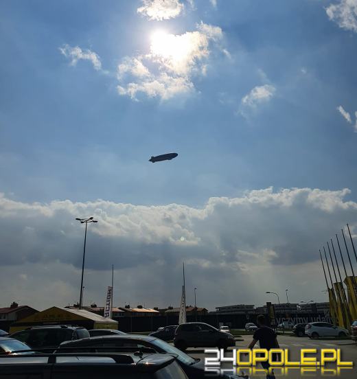 Czytelnicy pochwalili się fotkami Zeppelina, który przelatywał nad Opolszczyzną