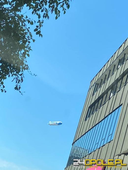 Czytelnicy pochwalili się fotkami Zeppelina, który przelatywał nad Opolszczyzną