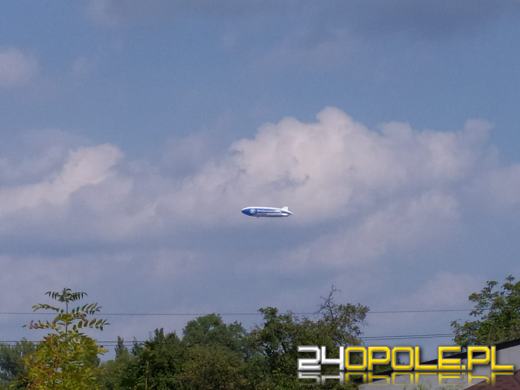 Czytelnicy pochwalili się fotkami Zeppelina, który przelatywał nad Opolszczyzną