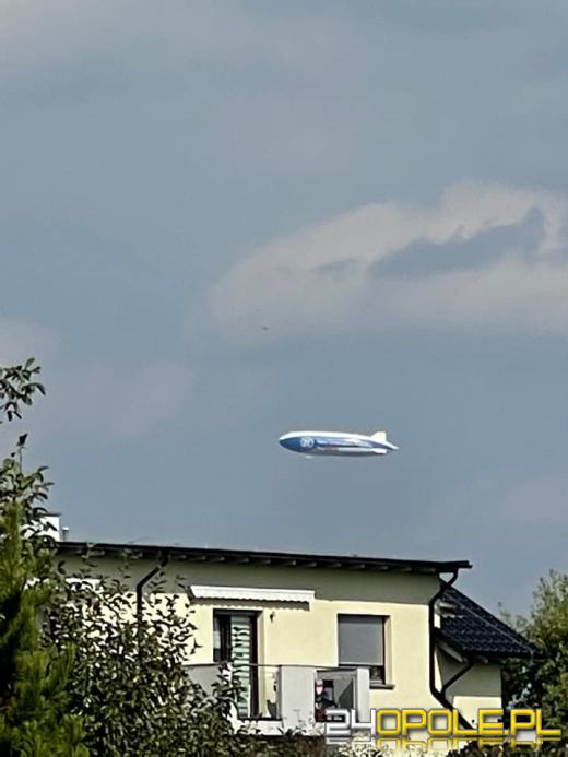 Czytelnicy pochwalili się fotkami Zeppelina, który przelatywał nad Opolszczyzną