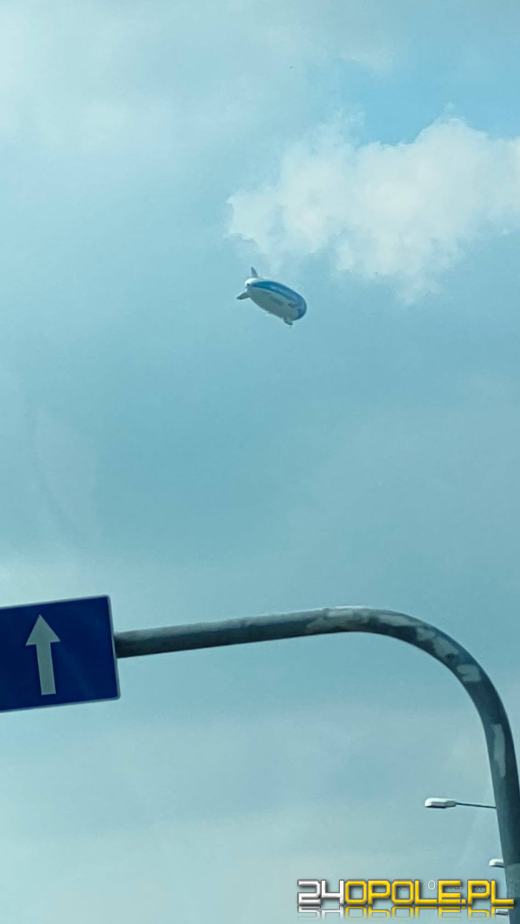 Czytelnicy pochwalili się fotkami Zeppelina, który przelatywał nad Opolszczyzną