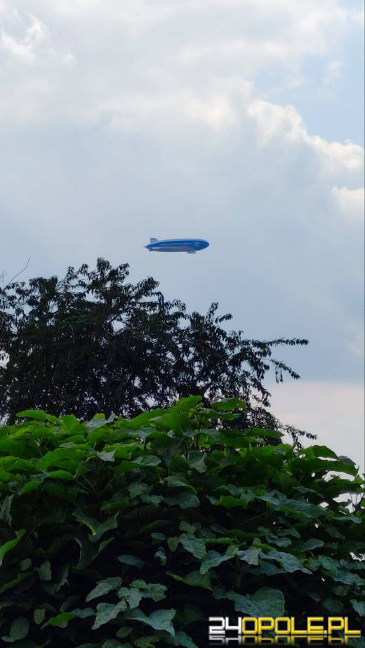Czytelnicy pochwalili się fotkami Zeppelina, który przelatywał nad Opolszczyzną