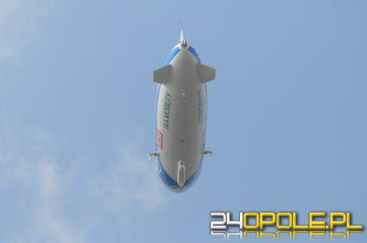 Czytelnicy pochwalili się fotkami Zeppelina, który przelatywał nad Opolszczyzną