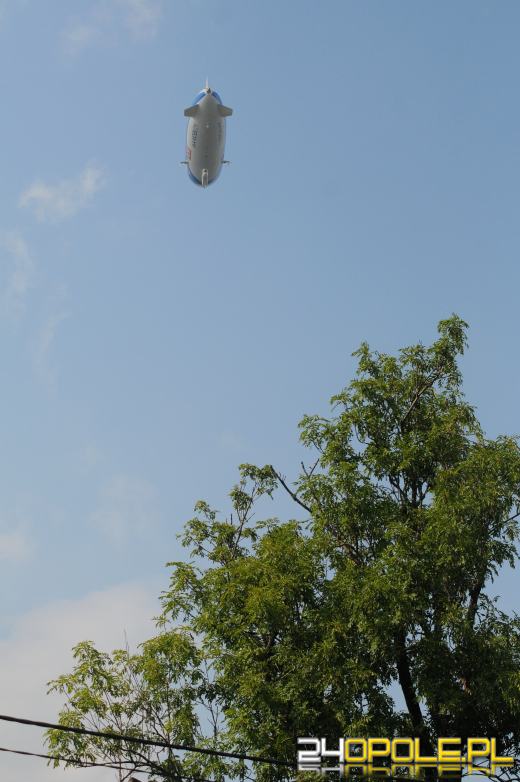Czytelnicy pochwalili się fotkami Zeppelina, który przelatywał nad Opolszczyzną