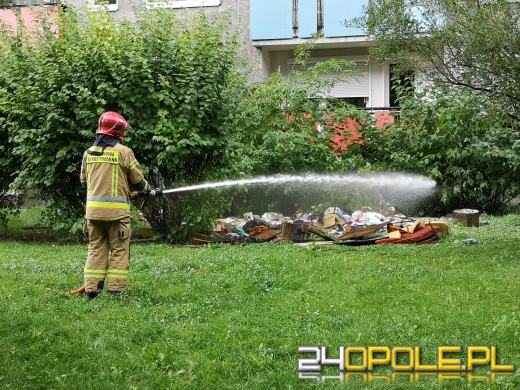 Pożar mieszkania przy ulicy Grota Roweckiego