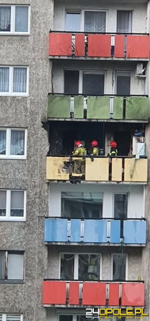 Pożar mieszkania przy ulicy Grota Roweckiego