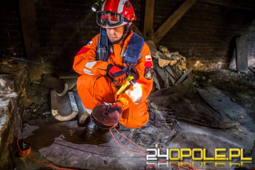 Strażacy ćwiczyli w starym browarze w Brzegu